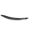 Global Views Ebony & Ivory Gondola Bowl In Black