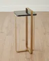 Global Views Edit Brass Table In Black