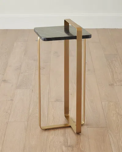 Global Views Edit Brass Table In Black