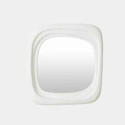 Global Views Epoque Mirror-sm In Painted White