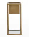 Global Views Escher Pedestal Planter In Brown