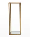 Global Views Escher Pedestal Planter In Brown