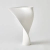 Global Views Euphonious Vase-matte White In White