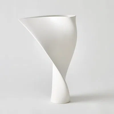 Global Views Euphonious Vase-matte White