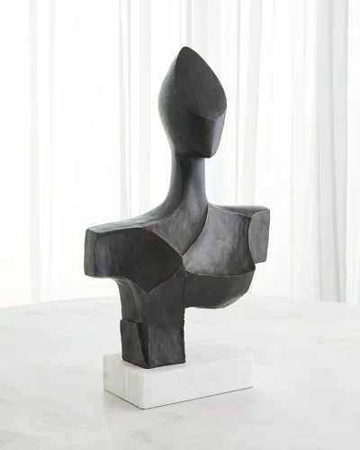 Global Views Expressionist Beauty Sculpture In Black
