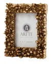 Global Views Facet Cluster Frame 8x10 In Brass