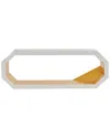 Global Views Facet Console-gold Leaf