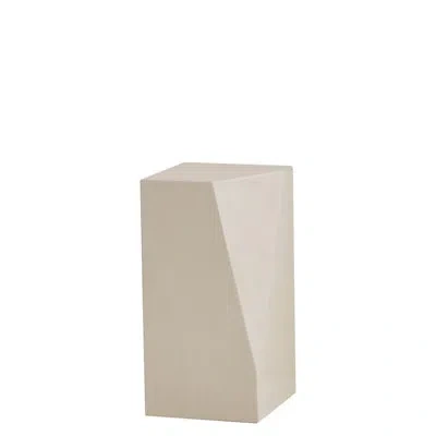 Global Views Facet Pedestal In White