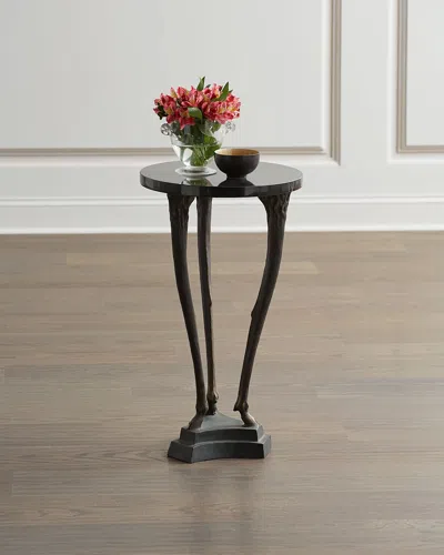 Global Views Fawn Leg Side Table In Brown