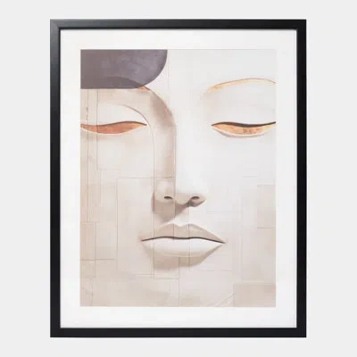 Global Views Femme D'or Framed Art-4 In Black;white;gray;gold