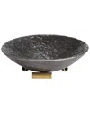 Global Views Ferro Bowl In Black