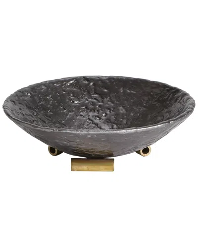 Global Views Ferro Bowl In Black