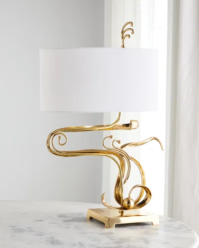 Global Views Fete Table Lamp In Gold