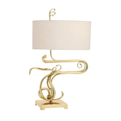 Global Views Fete Table Lamp-brass