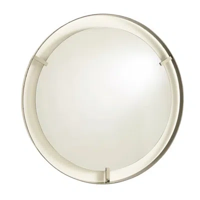 Global Views Floating Mirror In Metallic