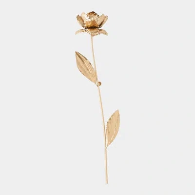 Global Views Floral Wall Art - Style B W/option B Fastener In Gold