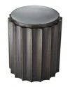 Global Views Fluted Column Table In Black