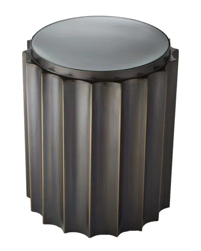 GLOBAL VIEWS GLOBAL VIEWS FLUTED COLUMN TABLE