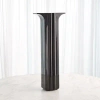 Global Views Flying Column Vase-black-slim In Black