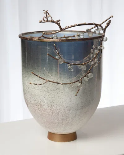 Global Views Foret Small Hurricane In Silver