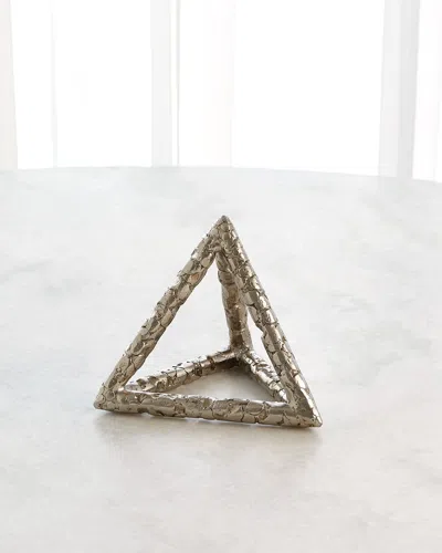 Global Views Forged Golden Pyramid In Nickel