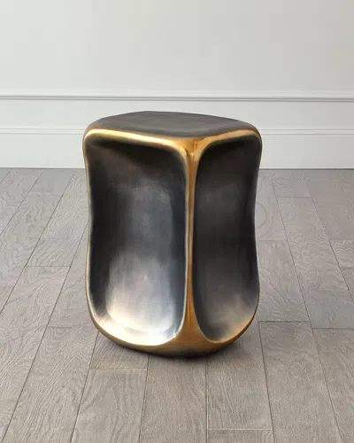 Global Views Formation Large Accent Table In Black/gold
