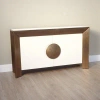 Global Views Framed Console In White