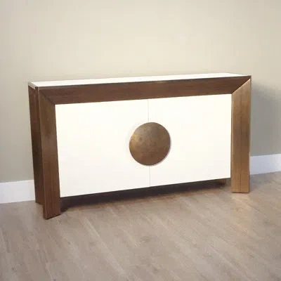 Global Views Framed Console In White