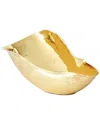 Global Views Free Form Bowl In Gold