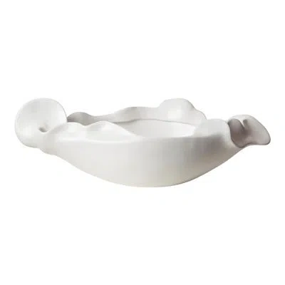 Global Views Free Form Bowl-matte White
