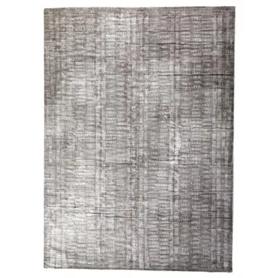 Global Views Frequency Rug-charcoal/cream In Charcoal,cream