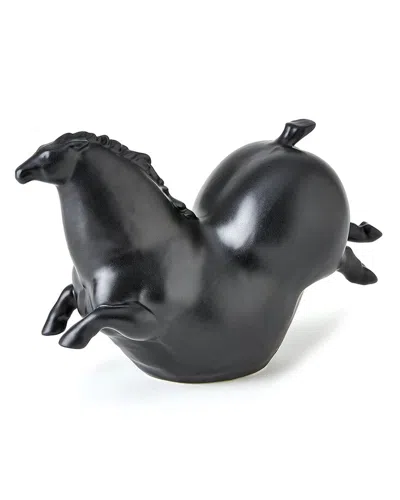 Global Views Friesian Horse In Black
