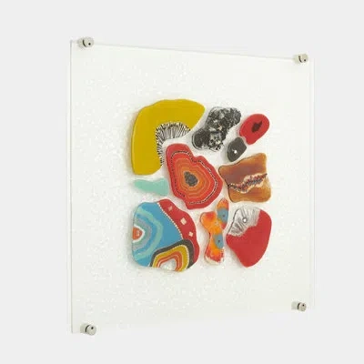 Global Views Fused Glass Wall Panel In Warm
