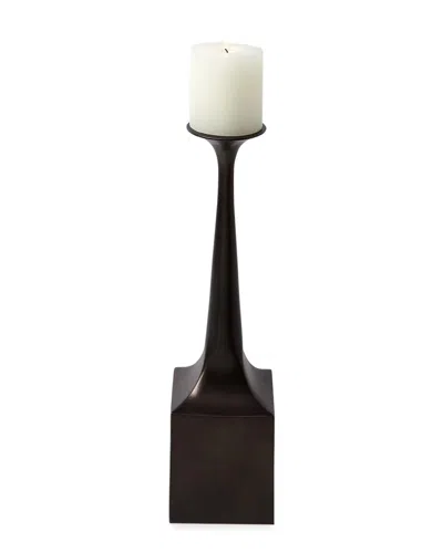 Global Views Giac Small Bronze Candlestick Holder