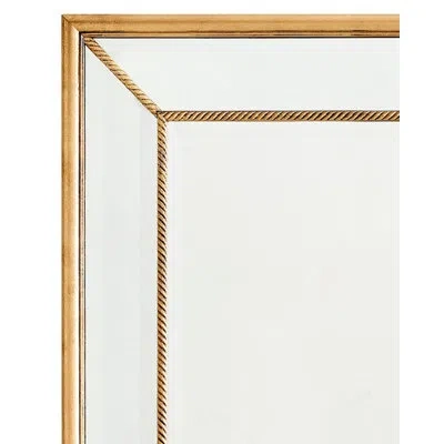 Global Views Gilded Rope Mirror-gold