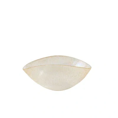 Global Views Glass Decorative Bowl 1 In Clear