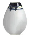 Global Views Small Glass Drip Vase