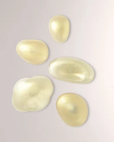 Global Views Glass Wall Gems, Set Of 5 In Gold