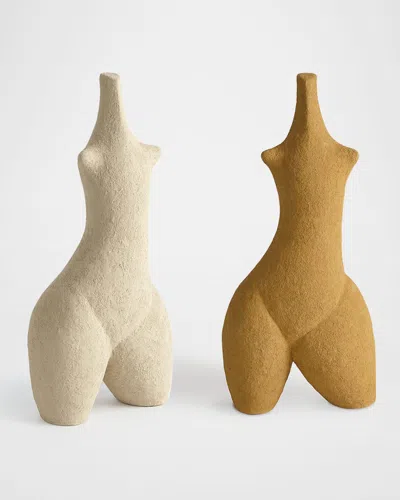 Global Views Goddess Sculpture In Brown