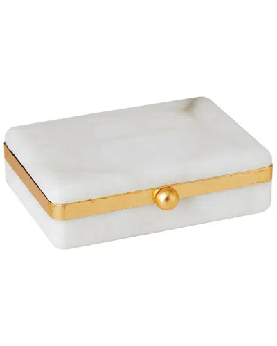 Global Views Gold Band Swivel Box