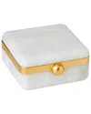 Global Views Gold Band Swivel Box In Gold