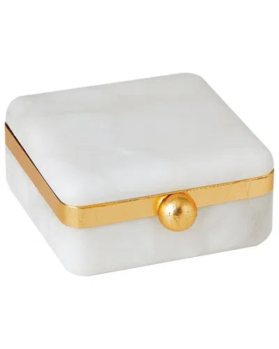 Global Views Gold Band Swivel Box
