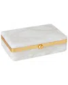 Global Views Gold Band Swivel Box In Gold