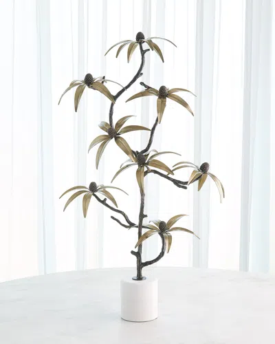 Global Views Golden Petal Sculpture