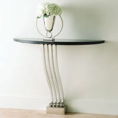 Global Views Graceful Console In Black