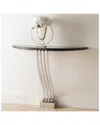 Global Views Graceful Console In Metallic