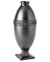 Global Views Greek Key Vase In Black