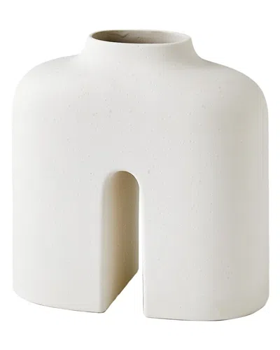 Global Views Guardian Vase In White