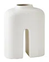 Global Views Guardian Vase In White