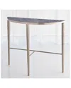 Global Views Hammered Console In Gray